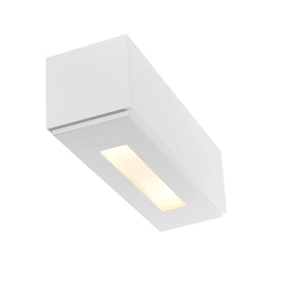 Grimes Gypsum Wall Light – Paintable White G9 Wall Fixture by Telbix