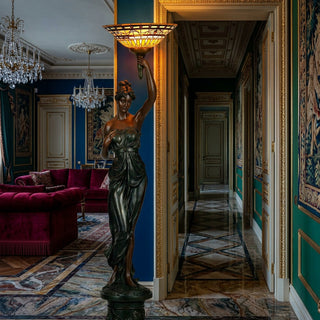 Greek Goddess Floor Lamp