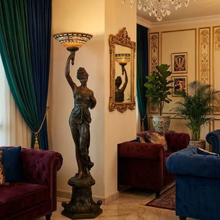 Greek Goddess Floor Lamp – Right