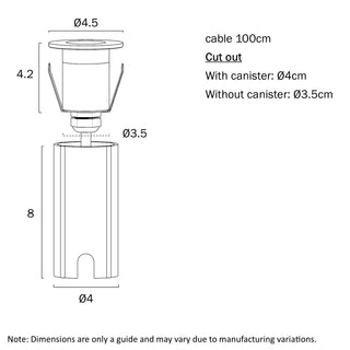 Halon 24V LED Inground Uplight