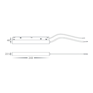 100W 48V DC Driver for Magnetic Track System