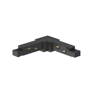48V Magnetic Track L-Joiner – Shallow Track – Black