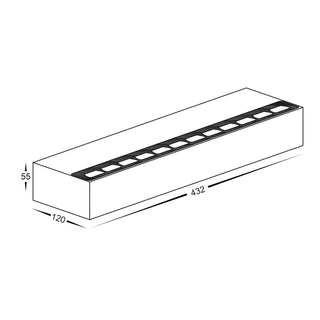 ED 40W Up & Down IP65 Wall Light