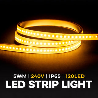 Havit Commercial 240V IP65 LED Strip Light 5W/m – Long Run Commercial Strip