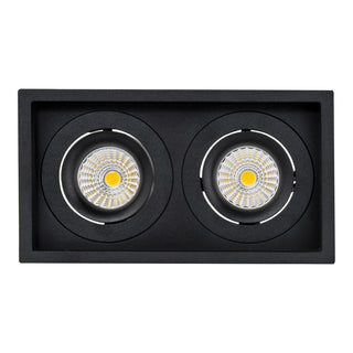 Square Tilt 2 x 9w Recessed LED Downlights