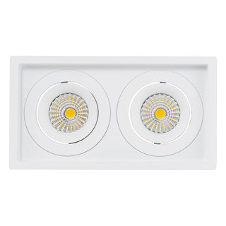 Square Tilt 2 x 9w Recessed LED Downlights