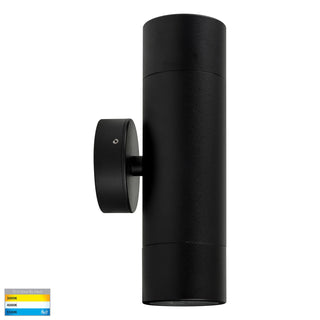 Havit Maxi Tivah up and down wall pillar light in black powder coated aluminium with modern