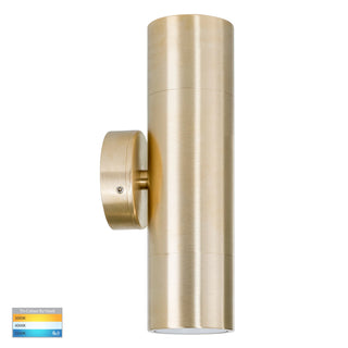 Havit HV1055T-HV1057T - Tivah Solid Brass TRI Colour Up & Down Wall Pillar Lights from Davoluce