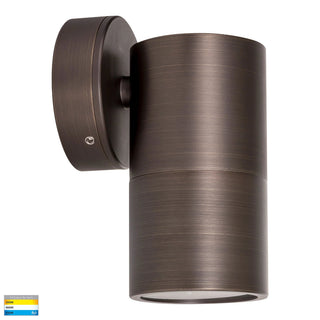 Havit HV1195T - Tivah Antique Brass TRI Colour Fixed Down Wall Pillar Light. We have huge range of stainless steel wall lights for outside Up and down solid copper wall lights, Outdoor Lights Melbourne, exterior light fixtures Sydney, Brisbane, Adelaide, Gold Coast