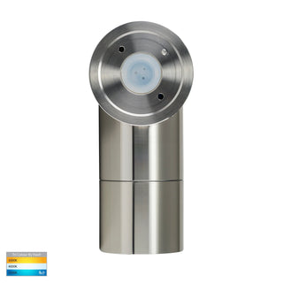 HV1205T - Tivah 316 Stainless Steel TRI Colour Single Adjustable Wall Pillar Light