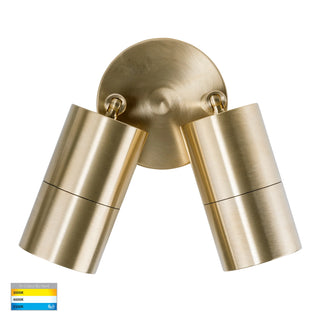 Havit HV1355T - Tivah Solid Brass TRI Colour Double Adjustable Wall Pillar Lights from Davoluce