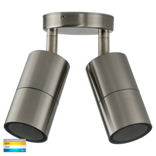 Havit HV1372T - Fortis Stainless Steel TRI Colour Double Adjustable Wall Pillar Light