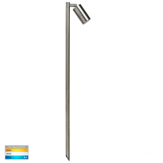 Havit HV1403T-SS316 - Tivah 316 Stainless Steel TRI Colour Single Adjustable LED Bollard Spike Light