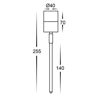 HV1426NW - Mini Tivah 3W MR11 Garden Spike Lights