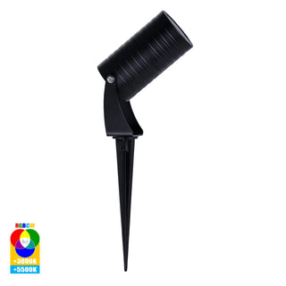Havit HV1462RGBCW-BLK - Nova Aluminium Black RGBCW 7w LED Garden Spike Light
