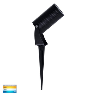 HV1462T-BLK Nova Aluminium Black 5w LED Garden Spike Light