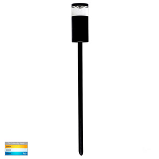 Havit HV1489T-BLK - Highlite Black TRI Colour LED Garden Spike Light