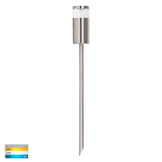 havit HV1489T-TTM - Highlite Titanium Coloured Aluminium TRI Colour LED Garden Spike Light
