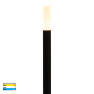 Drique Black 1W LED Bollard Spike Light