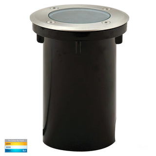 Havit HV1801T - HV1806T - Metro Round 316 Stainless Steel TRI Colour Inground Lights