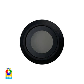 Flame 316 Stainless Steel Black RGBCW 0.5w LED Deck Light