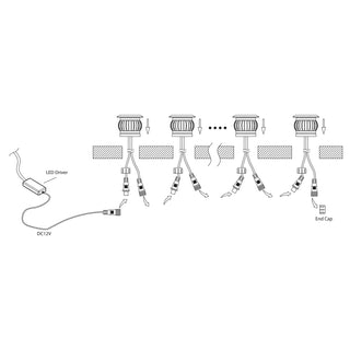 Flame 316 Stainless Steel Black RGBCW 0.5w LED Deck Lights – Set of 6