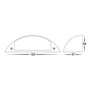 HV3253T-12V - Curva 7.5W LED Step Lights