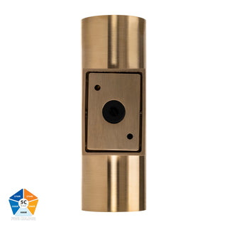 HV3626S-BR - Aries Solid Brass Up & Down LED Wall Light