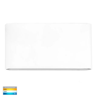 HV3644T Lisse Up & Down TRI Colour LED Wall Light