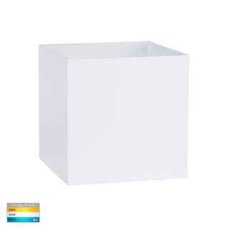 Havit HV3658T-WHT-SQ | HV3658T-WHT-SQ-12V - Versa White Square Up & Down Wall Light