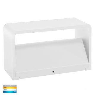 HV3665T-WHT - Mia White TRI Colour Up & Down LED Wall Light