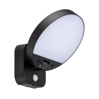 Havit HV36724-BLK - Solarni Polycarbonate Black Solar Wall Light