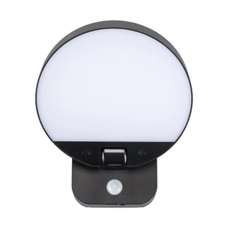 Havit HV36724-BLK - Solarni Polycarbonate Black Solar Wall Light