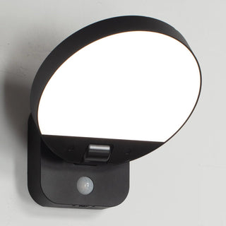 Havit HV36724-BLK - Solarni Polycarbonate Black Solar Wall Light