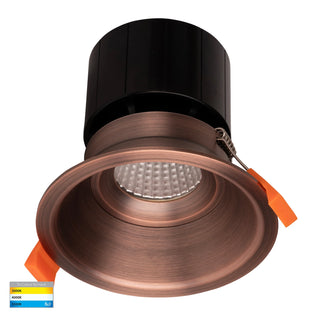 Havit Prime HV5514T Antique Brass 90mm Deep LED Downlight – Front View