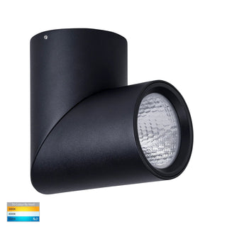 Havit HV5824T-BLK | HV5824T-BLK-12V - Nella Black 18w Surface Mounted Rotatable LED Downlight