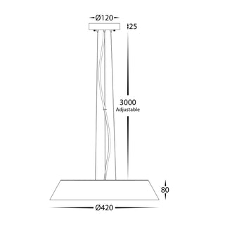 Noyer Walnut Timber LED Pendant - 4 Sizes