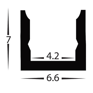 Havit HV9791-ALU - Aluminium Channel to suit HV9791 Side Bend Flexible Neon LED Strips