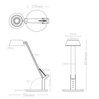 Vencha Hilda 8w LED Desk Lamps