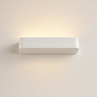 Rectangular wall light fixture on a plain background