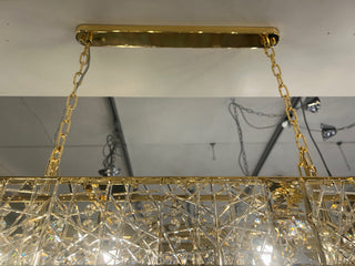 Finley 120cm Gold Oval Pendant
