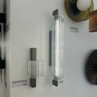 Column 500 Wall Lamp installed vertically in Davoluce Showroom
