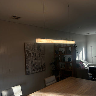 Sparta Block 120cm Linear Marble Pendant