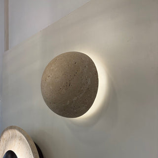 telbix Casar Travertine LED Wall Light on display at Davoluce Lighting