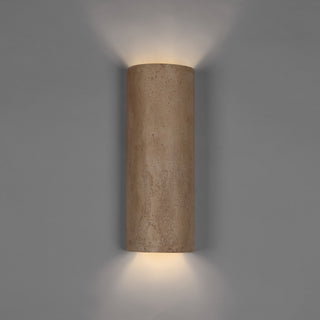 Telbix Impero vertical wall sconce cast stone modern architectural lighting