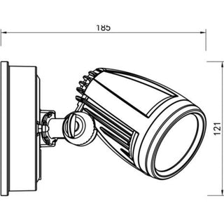 Telbix Illume 1 Light 10W LED Adjustable Exterior Spot Light