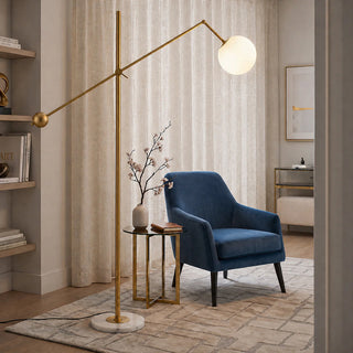 KEMI FLOOR LAMP - GOLD