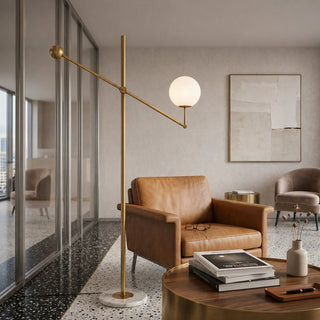 KEMI FLOOR LAMP - GOLD