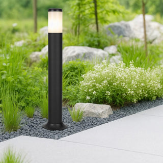 Telbix Kenra outdoor bollard light black