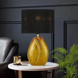 Klee sculptural ceramic table lamp lifestyle interior setting